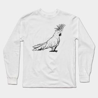 Cockatoo - Crested Cockatoo Long Sleeve T-Shirt